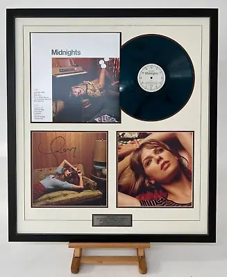 Taylor Swift Rare Hand Signed Official Midnights Lp Comes Framed & With Coa • $1295