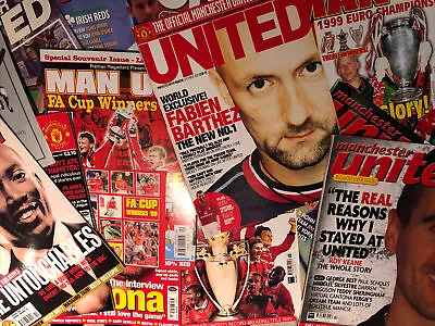 Vintage Manchester United Football Magazines - *Choose From List*  • £7.95