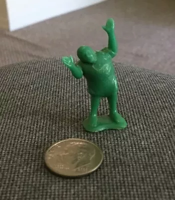 Vintage Miniature Hunchback? Monster Green Plastic Figure Gumball? • $4