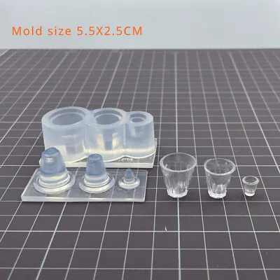 1:12 Scale Dollhouse Miniatures Mini Teapot Bowl Kitchen Clay Food Silicone Mold • $10.99