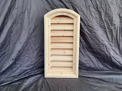 Wood Gable Vent False Back 12x24 Eyebrow Pine Attic Ventilation SEE DESCRIPTION! • $53