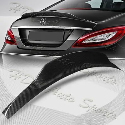 For 2012-2018 Mercedes CLS-Class W218 PSM-Style Carbon Fiber Rear Trunk Spoiler • $142.99