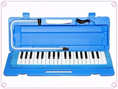 Woodnote Blue 37 Key Melodica / Hard Case • $49.95