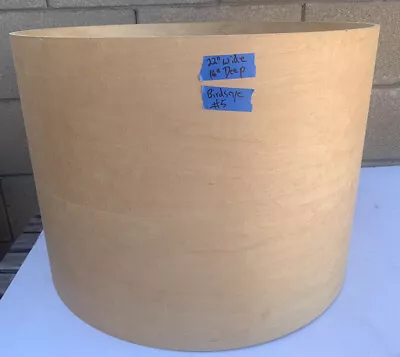 Gretsch Vintage Raw Birdseye Maple 22  X 16  Unfinished Bass Drum Shell #5 • $231.99