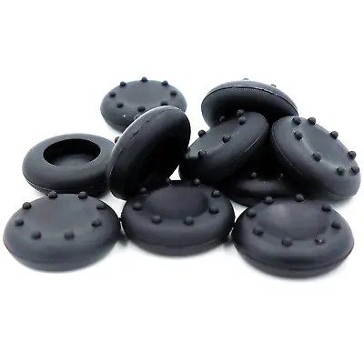 10x Black Thumbstick Grips Cap Cover Thumb Stick Grip For Xbox 360 PS4 Wii • $3.39