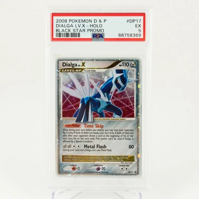 $5.50 • Buy 2008 Pokemon Diamond & Pearl Black Star Promo - Dialga LV.X #DP17 Holo PSA 5