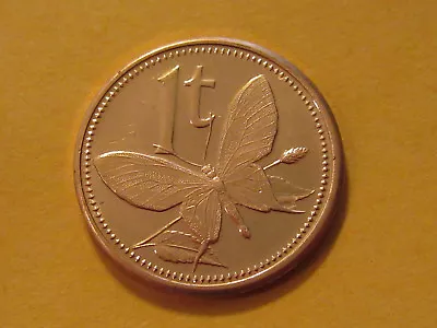 $2.25 • Buy 2002 Or 04  Papua New Guinea  1 Toea Butterfly Coin  Unc Beauty   Classic Coin