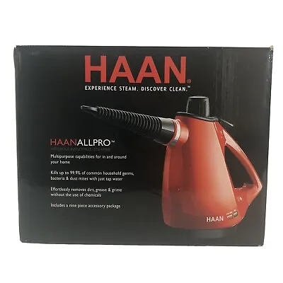 HAAN HS-20R AllPro Handheld Corded Steam Cleaner Red Black AC120V 1000W • $34.96