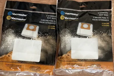$14.99 • Buy NeVacmaster Dust Bags Vacuum 4-5 Gallons Dry For Vacmaster &ShopVac (2 Pack)