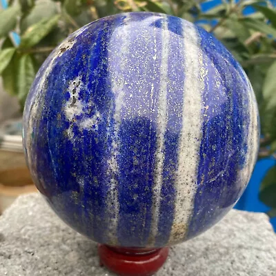 5.42LB Natural Lapis Lazuli Jasper Quartz Sphere Crystal Ball Reiki Healing. • $5.50