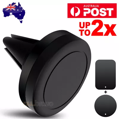 Car Mount Phone Holder Dock Universal Air Vent Magnetic For IPhone/ Galaxy S24 • $11.95