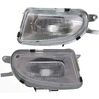 Clear Lens Fog Light Set For 2000-2003 Mercedes Benz E320 LH And RH With Bulbs • $59.67