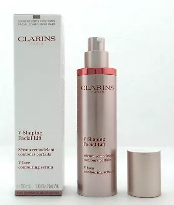 $32 • Buy Clarins V Shaping Facial Lift V Face Contouring Serum 50 Ml./ 1.6 Oz. New In Box