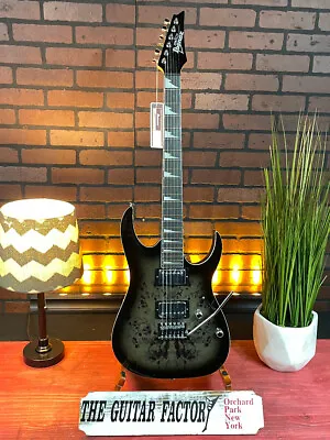 Ibanez RG Gio Series GRG220PA1BKB Electric Guitar Transparent Brown Black Burst • $199.95