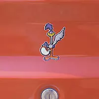 1969-1970 Road Runner Dash & Trunk Lid   Standing Bird With Helmet   Decal FD21 • $21.09