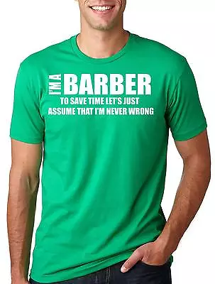 Barber T-shirt Funny Barber Tee Shirt Gift For Barbershop Barber T-shirt • $16.99