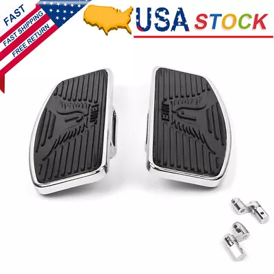 Front Rider Footboards Floorboards For Yamaha V-Star XVS 400 650 1100 1988-2019 • $47.49