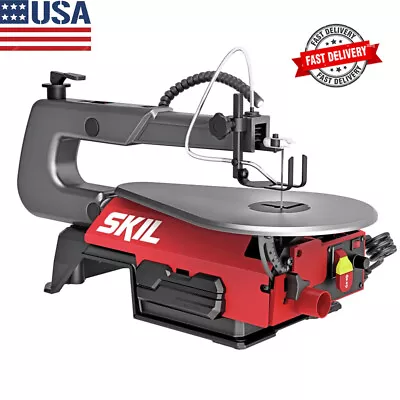 1.2 Amp 16 In. Variable Speed Scroll Saw W/ LED Light 10-in Worktable Workshop • $283.57