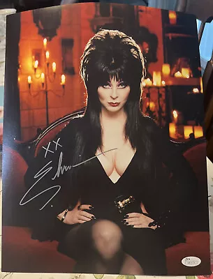 Elvira Autograph 11x14 Photo Mistress Of The Dark Signed JSA COA • $109