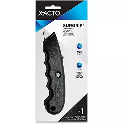 Surgrip Retractable Metal Utility Knife Black X3274 • $14.65