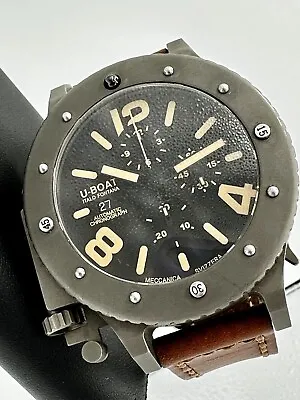 U-BOAT U-42 CHRONOGRAPH 53mm LIMITED EDITION 999 Pieces SWISS AUTOMATIC COMPLETE • $4995