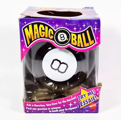 Vintage 2011 Mattel Magic 8 Ball Fortune Teller Lucky Questions Answers Toy Game • $18.99