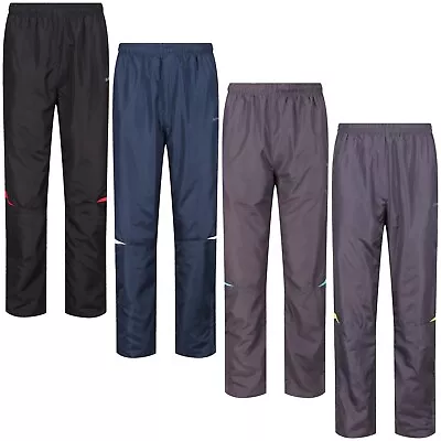 New Mens Tracksuit Bottoms Joggers Gym Trousers Trackies Track Pants Zip Pockets • £9.99