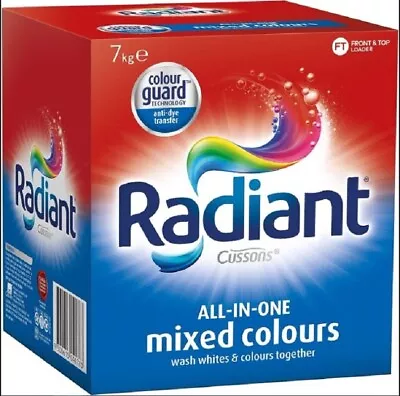 Radiant Washing Powder Laundry Detergent For Mixed Colours 7kg • $43