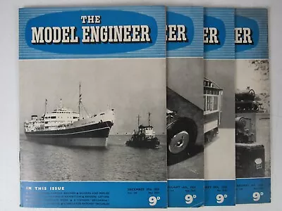 The Model Engineer Magazine Dec Jan 1953 54 Lot 4 Steam Mechanical Engineering • $20