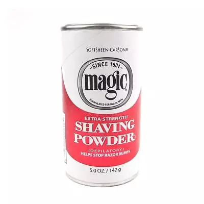 Magic Shaving Powder Extra Strength By Soft Sheen Carson For Men - 5 Oz Shave • $8.25