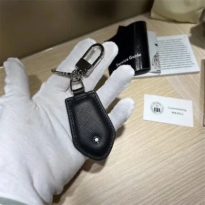 MONTBLANC 128752 Sartorial Black Leather Key Ring Gift Keyring Chain • $9.99