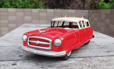 Japanese Tin Toy Vintage 1950'S Marusan NASH/RAMBLER Station Wagon  Friction • $209