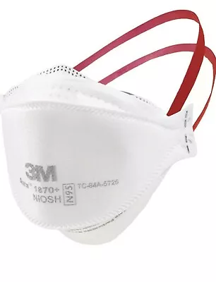 3M Aura Flat Fold 1870+ N95/P2 Particulate Respirator Masks (20 Pack) • $65