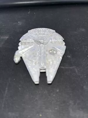 Star Wars TITANIUM Chrome Millenium Falcon No Box • $10