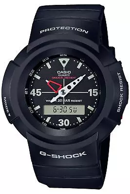 Casio G-SHOCK Watch AW-500E-1EJF Men's Black • £109.27