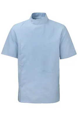 £18.99 • Buy Mens Healthcare Tunic Male Nurse Hospital Dentist Vet Uniform. Sky Blue. Ins35sk