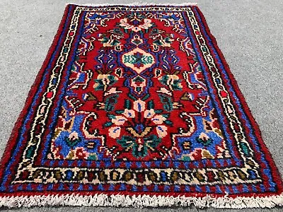Authentic Hand Knotted Tribal Hamidoun Wool Area Rug 2.9 X 1.10 Ft (198 MQ) • $34.99