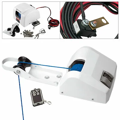 $178.60 • Buy Boat Electric Windlass Anchor Winch Wireless Remote Controlled Marine Saltwater