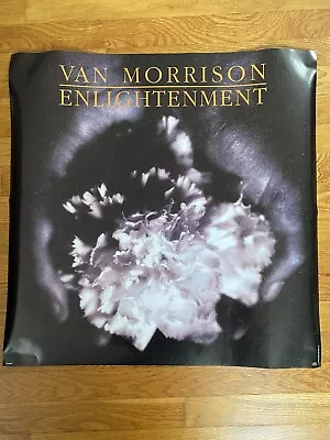 Van Morrison Enlightenment 1990 Original Promotional Poster 24x24 Never Hung • $14.95