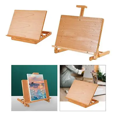 Art Drawing Board Easel Table Wood A3 For WORKSTATION Display Children • £48.79