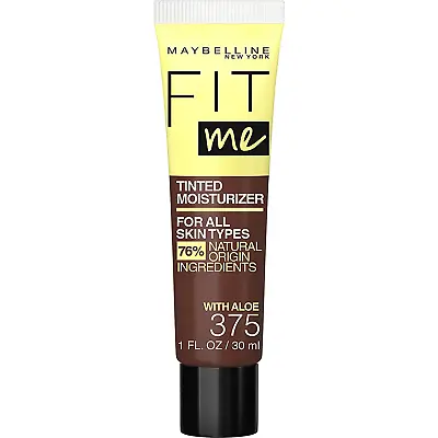 Maybelline Fit Me Tinted Moisturizer Natural Coverage Face Makeup 375 1 Coun • $5.99