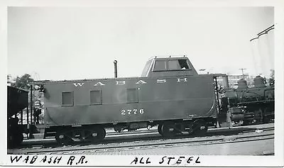 5J818 RP 1940/50s WABASH RAILROAD ALL STEEL CABOOSE #2776 • $8.99