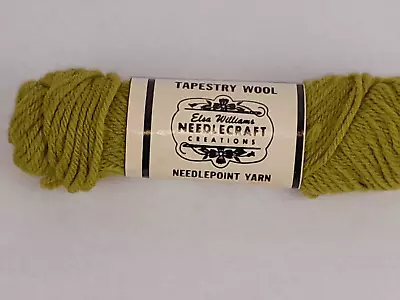 Elsa Williams Needlepoint Yarn Wool 40 Yard Skein #N403A Fern Green Made In USA • $4.99