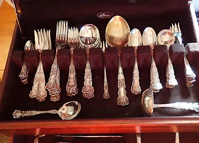 $4299 • Buy Gorham Buttercup Sterling Flatware Set 12 Piece Place Setting For 8, 113 Pieces