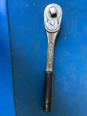 Vintage Sidchrome 1/2  Drive Ratchet No. SA-707 Tools Workshop Old • $15