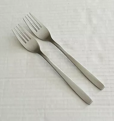 Sola Stainless Korea SOL5 Set Of 2 Forks 7 1/4 Inches Glossy Plain Handle • $9