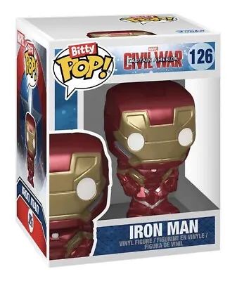 Marvel Civil War Funko Bitty Pop! Iron Man (Mystery Chase 1/6) • £5.90