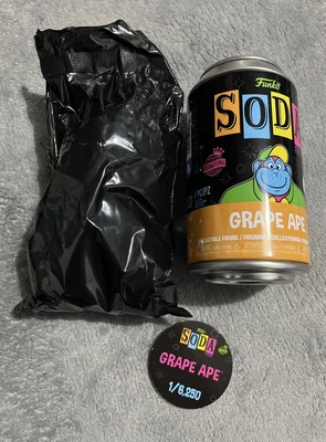 £5 • Buy FUNKO POP! SODA: GRAPE APE Blacklight NYCC 2022 Common