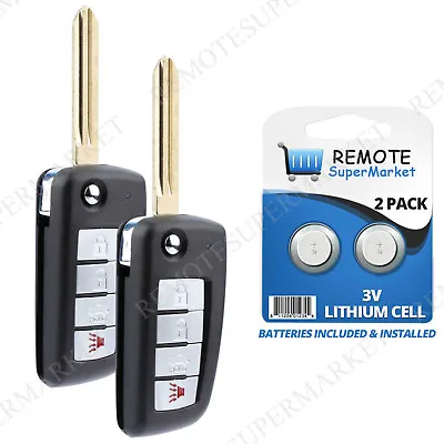 2 Replacement For Infiniti 2002-06 G35 Q45 2004-10 QX56 Remote Car Flip Key Fob • $14.79