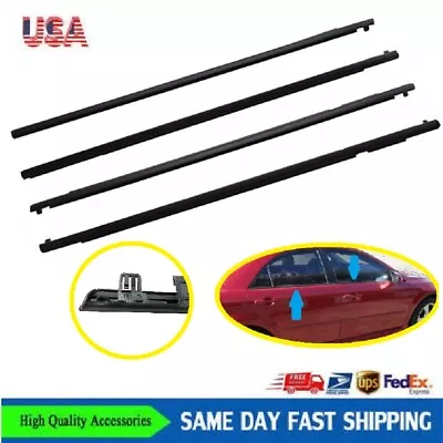 For 2004-2012 Mazda 6 Weatherstrips Window Trim Belt Outer Sealing Strips 4Pcs • $36.76